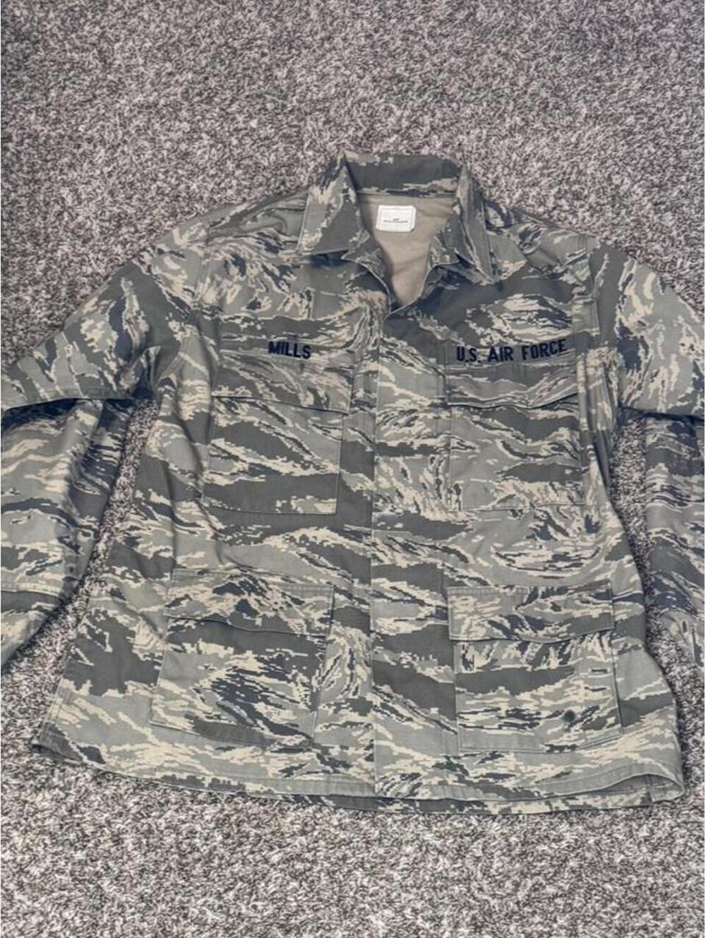 U.S. Air Force ABU Digital Tiger Stripe Combat Jacket